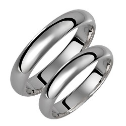 Σετ Λευκόχρυσες βέρες Κ14