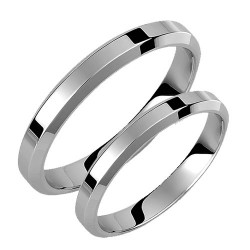 Σετ βέρες από λευκόχρυσο Κ14