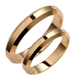 Σετ βέρες από κίτρινο χρυσό Κ14