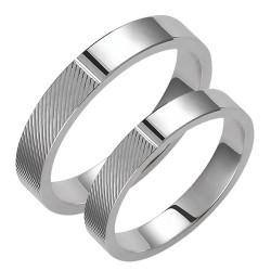 Σετ βέρες από λευκό χρυσό Κ14