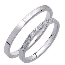 Λευκόχρυσες βέρες Κ14