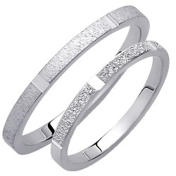 Λευκόχρυσες βέρες Κ14