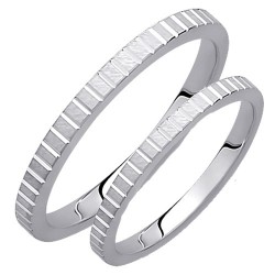 Λευκόχρυσες βέρες Κ14