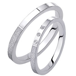 Λευκόχρυσες βέρες Κ14