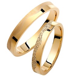 Βέρες από κίτρινο χρυσό 14 καρατίων