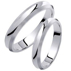 Βέρες από λευκό χρυσό K14