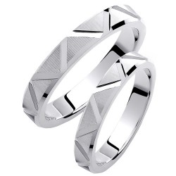 Βέρες από λευκό χρυσό K14