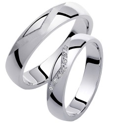 Βέρες από λευκό χρυσό K14