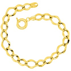 Χρυσό βραχιόλι αλυσίδα Κ14