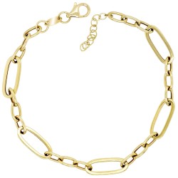 Χρυσό βραχιόλι αλυσίδα Κ14