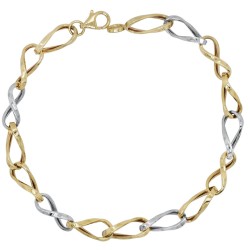 Χρυσό βραχιόλι αλυσίδα Κ14