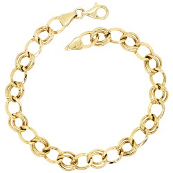 Χρυσό βραχιόλι αλυσίδα Κ14