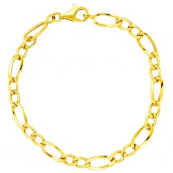 Χρυσό βραχιόλι αλυσίδα Κ14