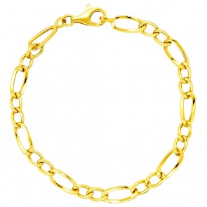 Χρυσό βραχιόλι αλυσίδα Κ14