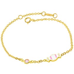 Παιδικό χρυσό βραχιόλι Κ9