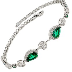 Λευκόχρυσο βραχιόλι Κ14