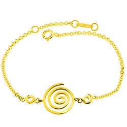 Χρυσό χειροποίητο βραχιόλι Κ14