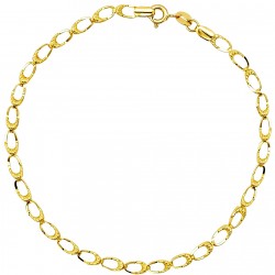 Χρυσό βραχιόλι αλυσίδα K9