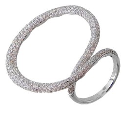 Ασημένιο δαχτυλίδι 925 με ζιργκόν