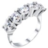 Ασημένιο σειρέ δαχτυλίδι 925 με Swarovski ζιργκόν