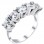 Ασημένιο σειρέ δαχτυλίδι 925 με Swarovski ζιργκόν