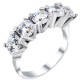 Ασημένιο σειρέ δαχτυλίδι 925 με Swarovski ζιργκόν
