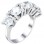 Ασημένιο σειρέ δαχτυλίδι 925 με Swarovski ζιργκόν