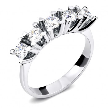 Ασημένιο σειρέ δαχτυλίδι 925 με Swarovski ζιργκόν