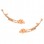 Ασημένια σκουλαρίκια ear cuff 925 σε ροζ χρώμα