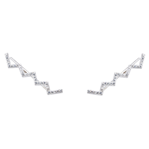 Ασημένια σκουλαρίκια ear cuff 925