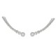 Ασημένια σκουλαρίκια ear cuff 925