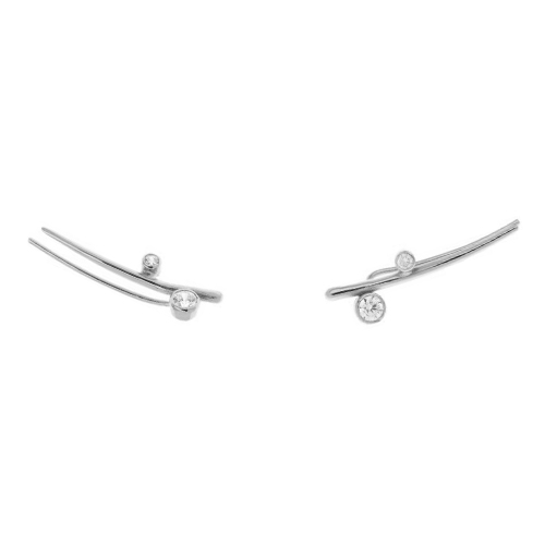 Ασημένια σκουλαρίκια ear cuff 925