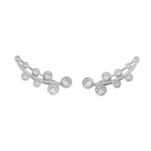 Ασημένια σκουλαρίκια ear cuff 925