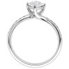 Λευκόχρυσο μονόπετρο marquise Κ14 με lab grown diamonds