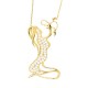 Χρυσό κολιέ μαμά και μωρό Κ14 