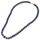 Κολιέ με lapis lazuli και χρυσό κούμπωμα Κ14
