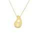 Χρυσό κολιέ σταγόνα Κ14