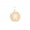Χρυσό μενταγιόν μονόγραμμα Κ14