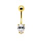 Χρυσό σκουλαρίκι piercing Κ14