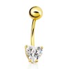 Χρυσό σκουλαρίκι piercing K14