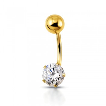Χρυσό σκουλαρίκι piercing K14