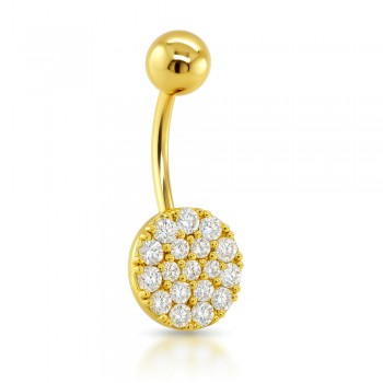 Χρυσό σκουλαρίκι piercing Κ14