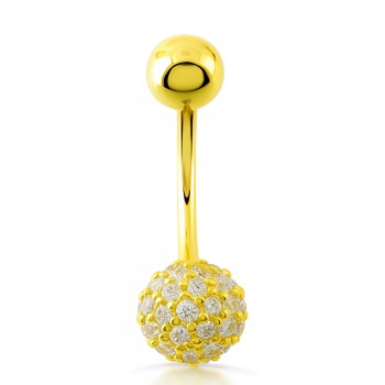Χρυσό σκουλαρίκι piercing  Κ14