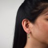 Χρυσά κρεμαστά σκουλαρίκια σταγόνες Κ14