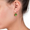 Ασημένια επιχρυσωμένα σκουλαρίκια ear jacket 925