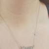Ασημένιο κολιέ mommy 925