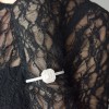 Ασημένιο βραχιόλι χειροπέδα 925 με ζιργκόν