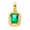 Χρυσό μενταγιόν Κ14 με ζιργκόν