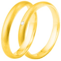 Σετ βέρες από κίτρινο χρυσό 14 καρατίων