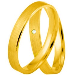 Σετ βέρες από κίτρινο χρυσό 14 καρατίων